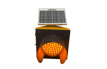 solar traffic blinker 300 mm metal