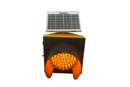 solar traffic blinker 300 mm metal