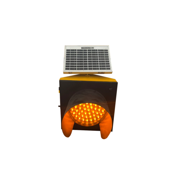 solar traffic blinker 300 mm metal